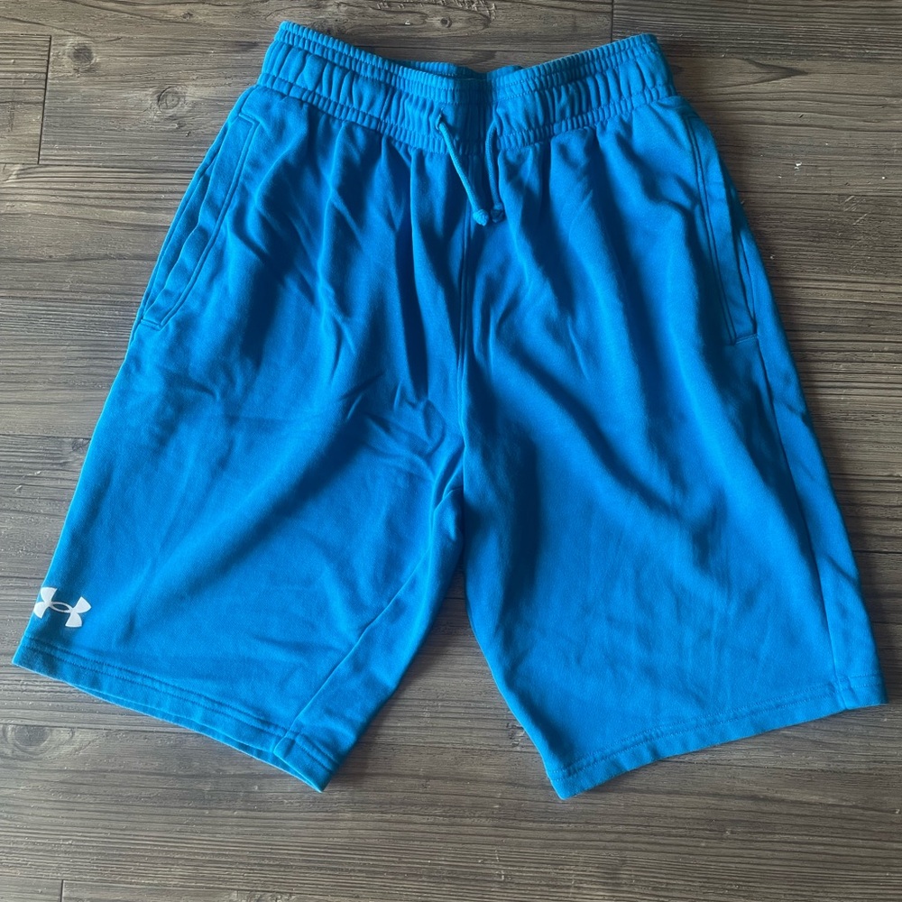 Under Armour Blue Athletic Shorts Size Meidum